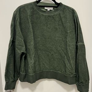 Something Navy sweatpants and sweatshirt set